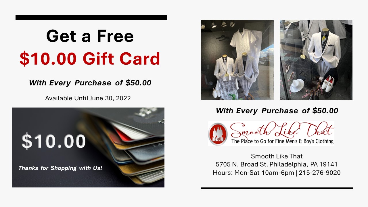 Get a $10 Gift Card at Smooth Like That